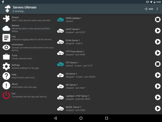 Servers Ultimate android App screenshot 11