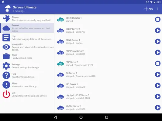 Servers Ultimate android App screenshot 15