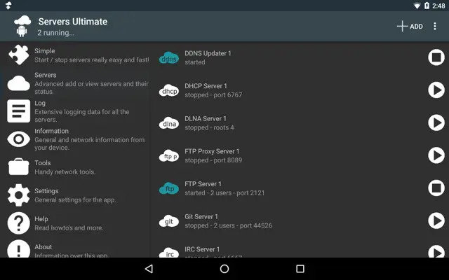 Servers Ultimate android App screenshot 3